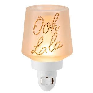 Scentsy Ooh La La Sparkle Rhinestone Bling Mini Wax Warmer Gold Glam NEW in box